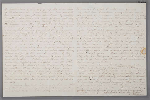 Letter written by Narssa Whitman
