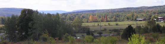 view of rolling hills