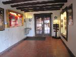 The lobby was also updated during the renovations. This image shows what it looked like before.