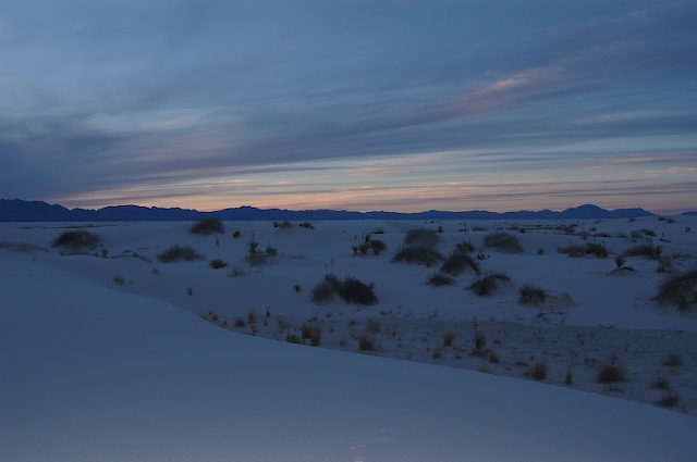 Sunset at the dunes