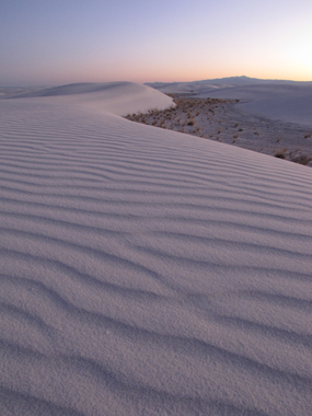 Sunrise over the dunes