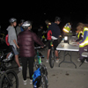 visitor registration at the full moon bike ride