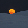 Full Moon Rising Over Dunes
