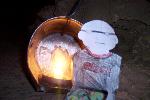 Flat Stanley exploring Wind Cave by candlelight