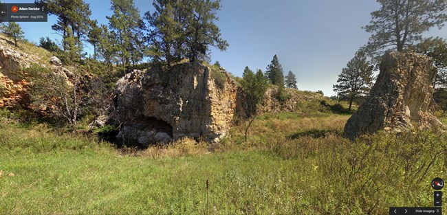 Limestone Cave near watering hole