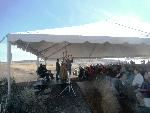 Park Superintendent Vidal Davila speaking at Casey Land Dedication