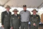 Michael Reynolds, Vidal Davila, Mark Greene, Steve Schrempp at the Dedication of the Casey Land