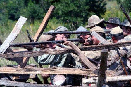 3rd Louisiana soldiers in Ray's Cornfield