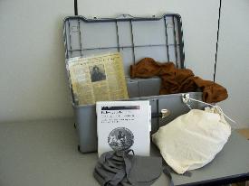 traveling trunk with a few of the items