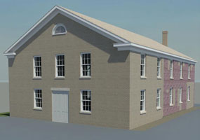 A drawing of what the new Chapel may look like.