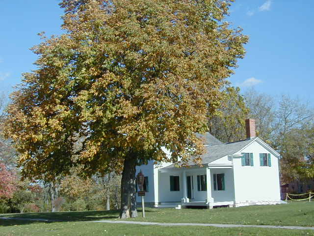 Elizabeth Cady Stanton House with Horse Chestnut Tree in the front lawn