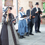 Hutchinson Family Revival perform in period costumes.