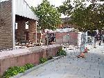 Surround wall has been taken down