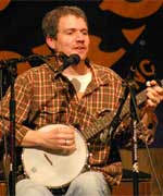 Dave Ruch plays the banjo.