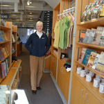 Eastern National Store Manager standing in the store in the visitor center 
