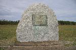 Stone marking the first successful flight