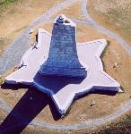 Aerial view of the monument
