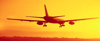 airliner in flight