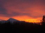 Sunset over Mount Sanford