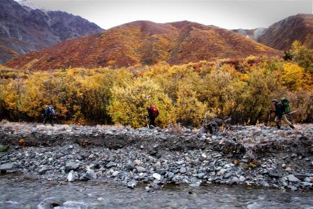 Hiking up Trail Creek