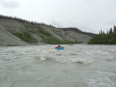 Raft on Tana River