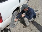 Flat Tire on the McCarthy Road