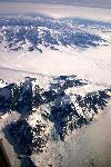 Mount St. Elias from an airliner