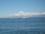 St. Elias Range and Cruise Ship