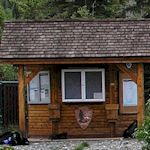 The McCarthy Road Information Station is located at the end (mile 59) of the McCarthy Road.
