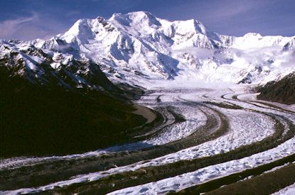 Mount Blackburn and glacier