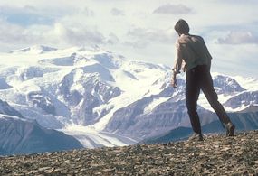 Backcountry view in the Wrangell Mountains.