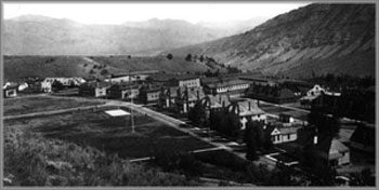 Historical photo of Fort Yellowstone