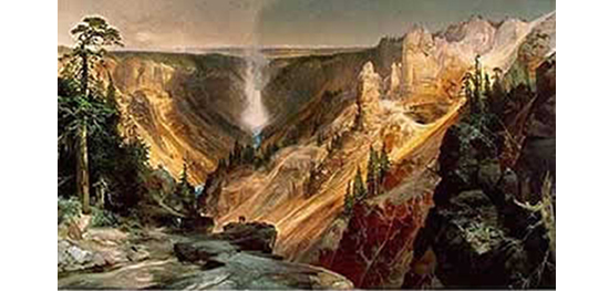 Thomas Moran's painting