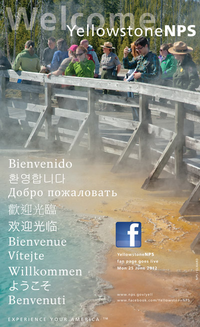 Welcome photo with 10 languages