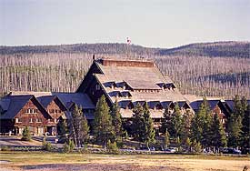 View of Old Faithful Inn