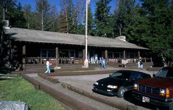 The exterior of the historic Roosevelt Lodge