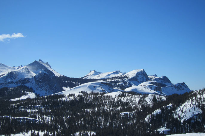 Tuolumne Peaks and Domes, February 21, 2013