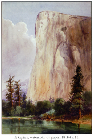Painting of El Capitan - watercolor on paper