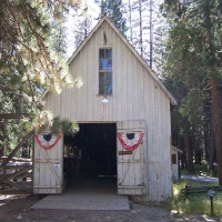 Covered bridge in Wawona