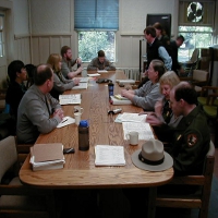 Park staff in a meeting
