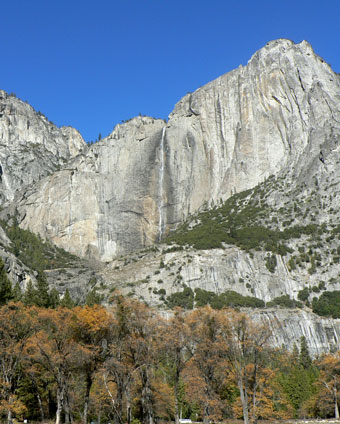 Yosemite Falls with a little bit of water