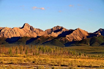 Horidol Saridag Mountains in Mongolia