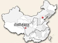 Map of Juizhaigou National Park