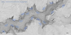 Graphic that marks image locations with a half circle