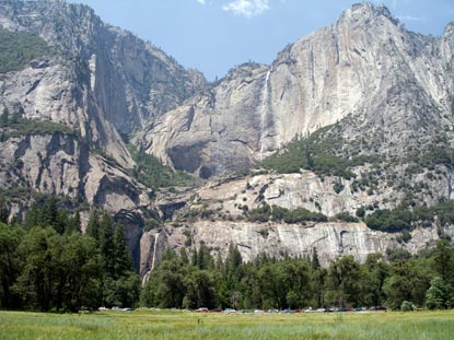 Yosemite Falls and Cook's Meadow