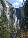 Wind blows Bridalveil Fall