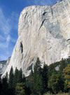North American wall of El Capitan looms over the Valley