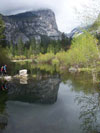 Mount Watkins reflected in Mirror Lake