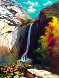 Painting of Lower Yosemite Fall