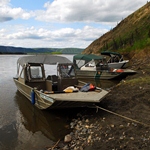 Park Ranger boats on the Yukon